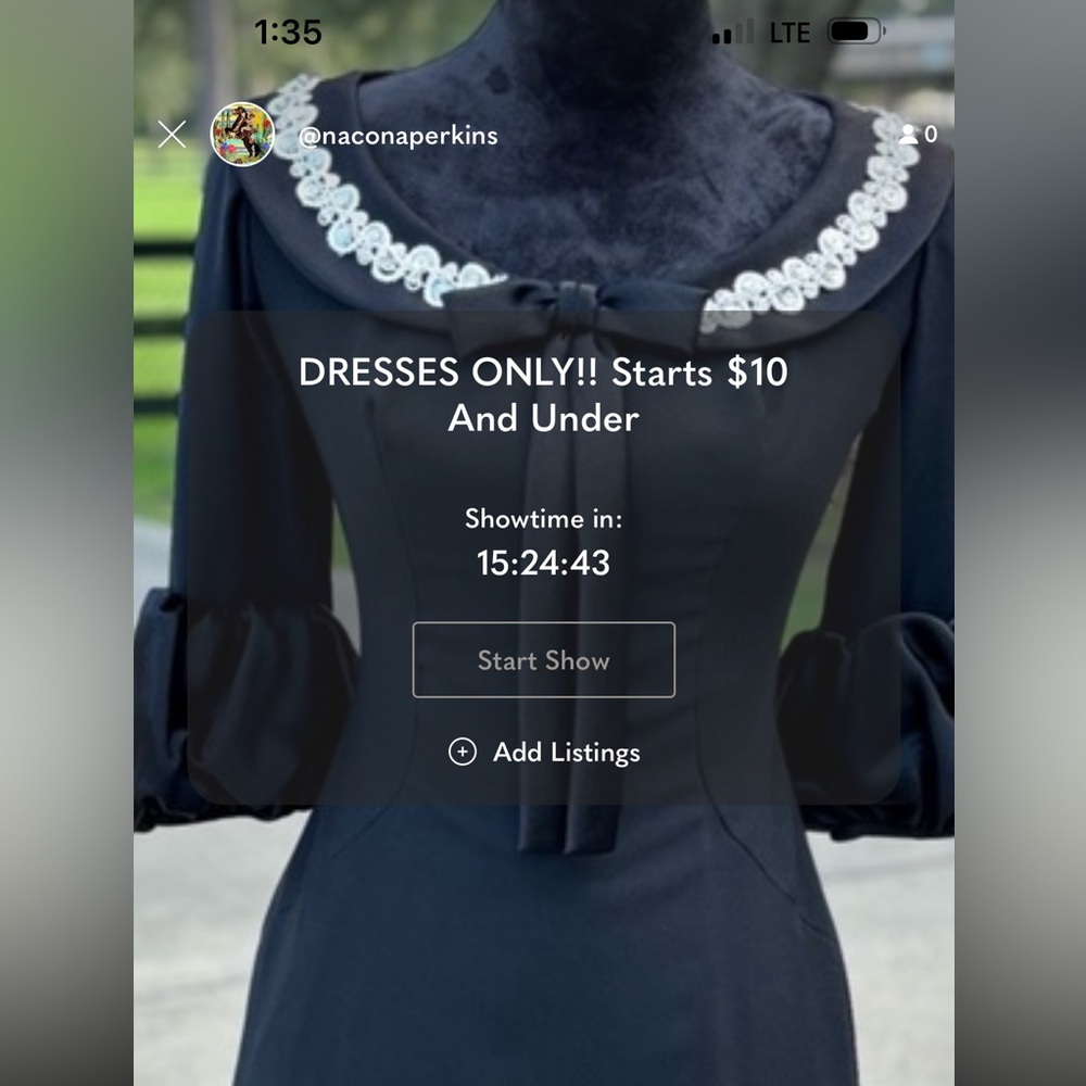 All dresses sizes vary small to large